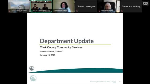 Clark County Community Services outlines strategic plan, equity goals and quarterly program outcomes