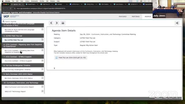 District proposes CCIU contract to migrate nursing data to PowerSchool, cites security and cost savings