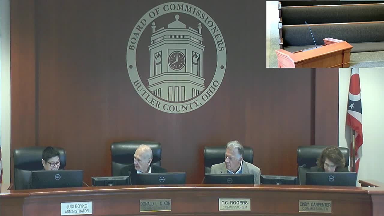 Butler County to engage Travel Butler to lead 2026 U.S. 250th events; administrator proposes $50,000–$75,000 budget