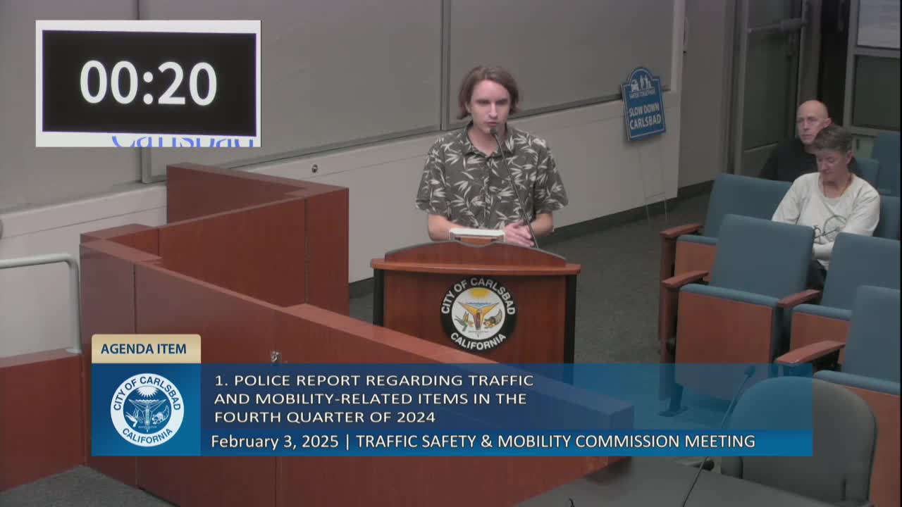 Carlsbad officials address reckless driving near schools and devise Safe Routes plans