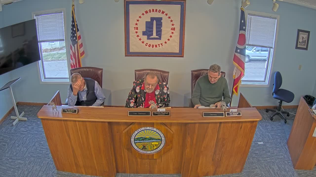 Morrow County commissioners adopt final 2025 budget after staff flags $1 million carryover correction