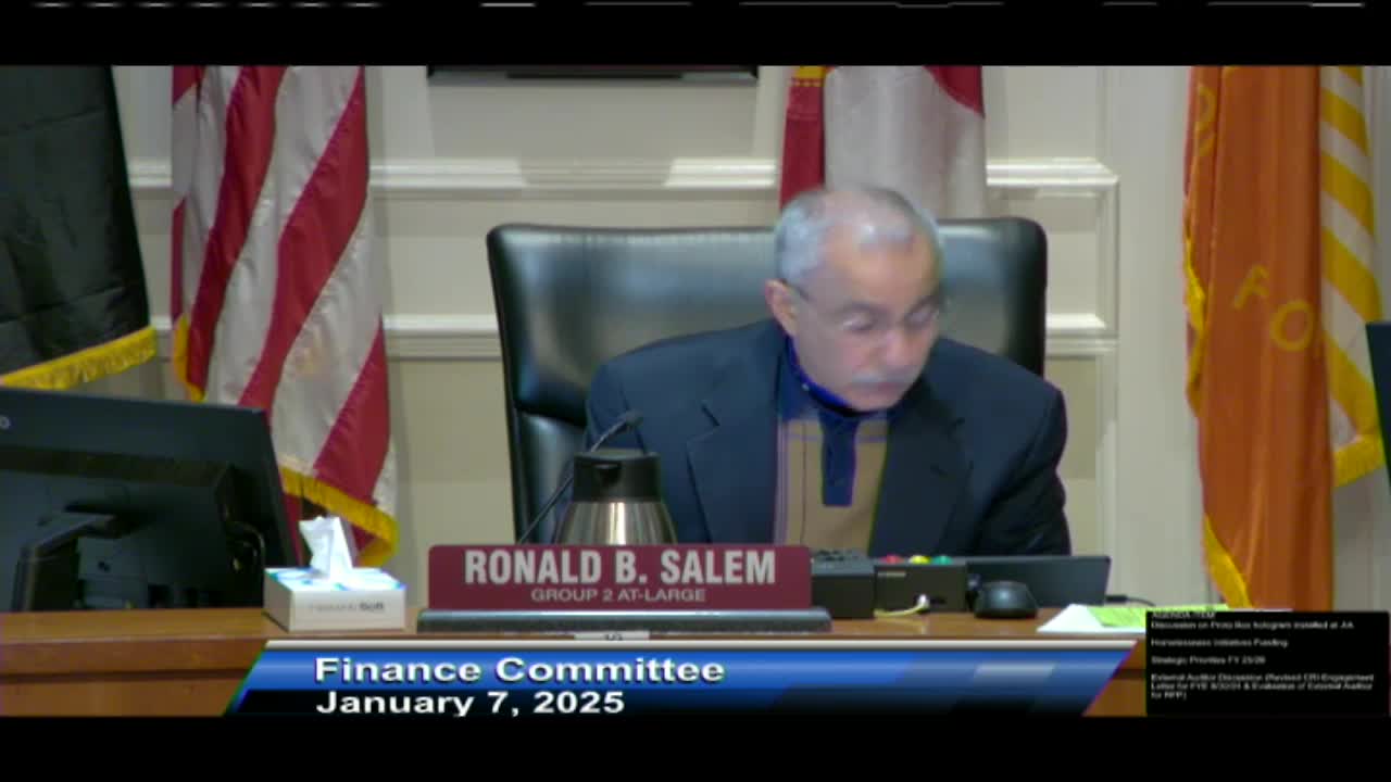 Auditors to restructure; city to issue RFP for next external auditor with selection committee, cone‑of‑silence rules