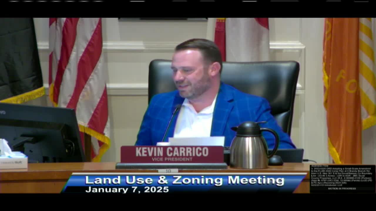 Committee approves Brandy Branch RV park land‑use change and PUD after removing two planning department conditions