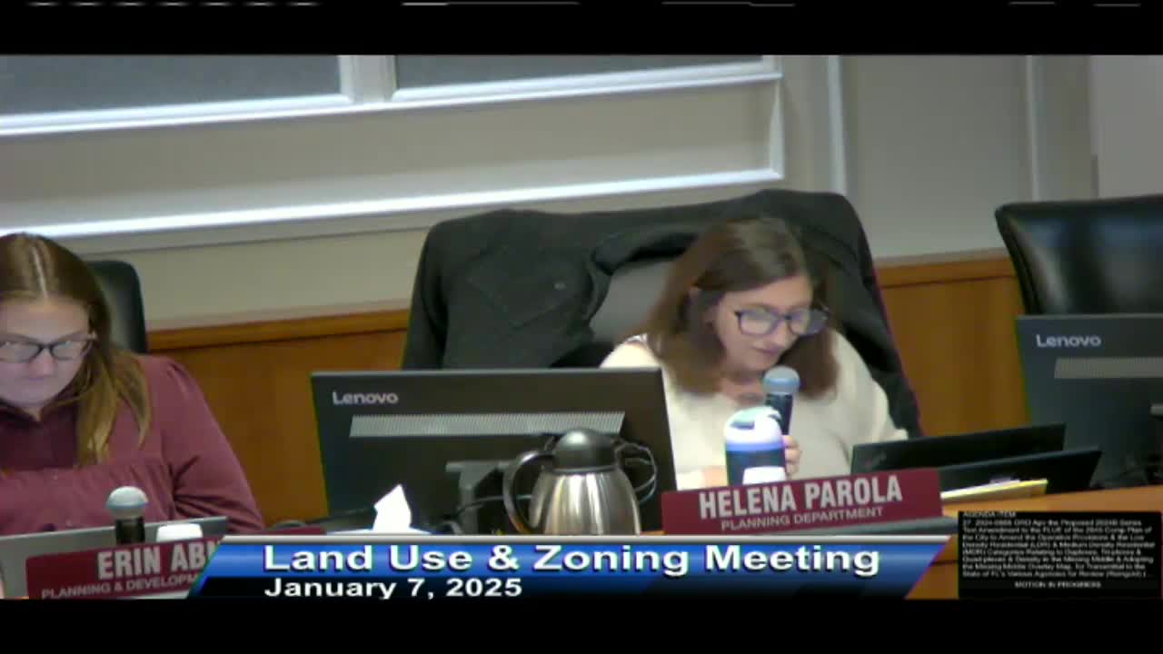 Committee pauses ‘missing middle’ land‑use overhaul, asks staff and subcommittee to refine maps and criteria