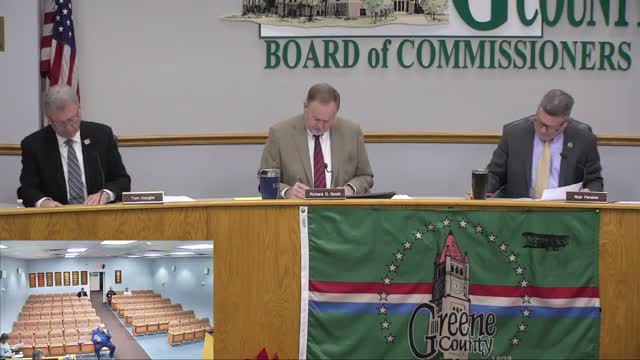 Greene County commissioners approve year‑end transfers, contract awards and modest grants at Dec. 31 meeting