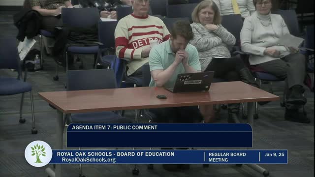 Public commenters urge stronger school-safety measures and a resolution to limit ICE contact