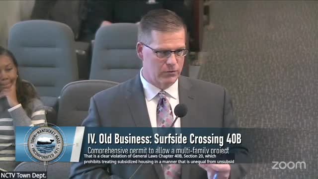 Nantucket development sparks debate over unequal stormwater regulations for subsidized housing