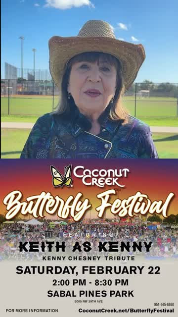 Coconut Creek celebrates city birthday with Butterfly Festival featuring Kenny Chesney and fireworks