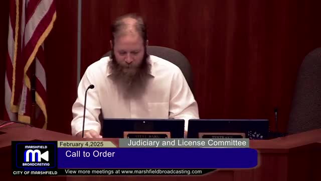 Judiciary Licensing Committee approves transient merchant license renewal in City Hall meeting