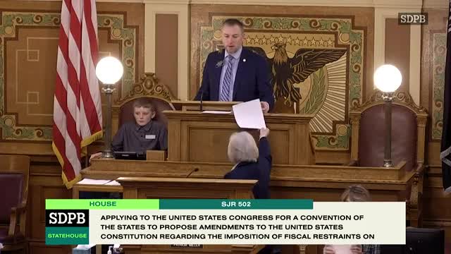 House rejects application for Article V convention to limit federal power and set term limits