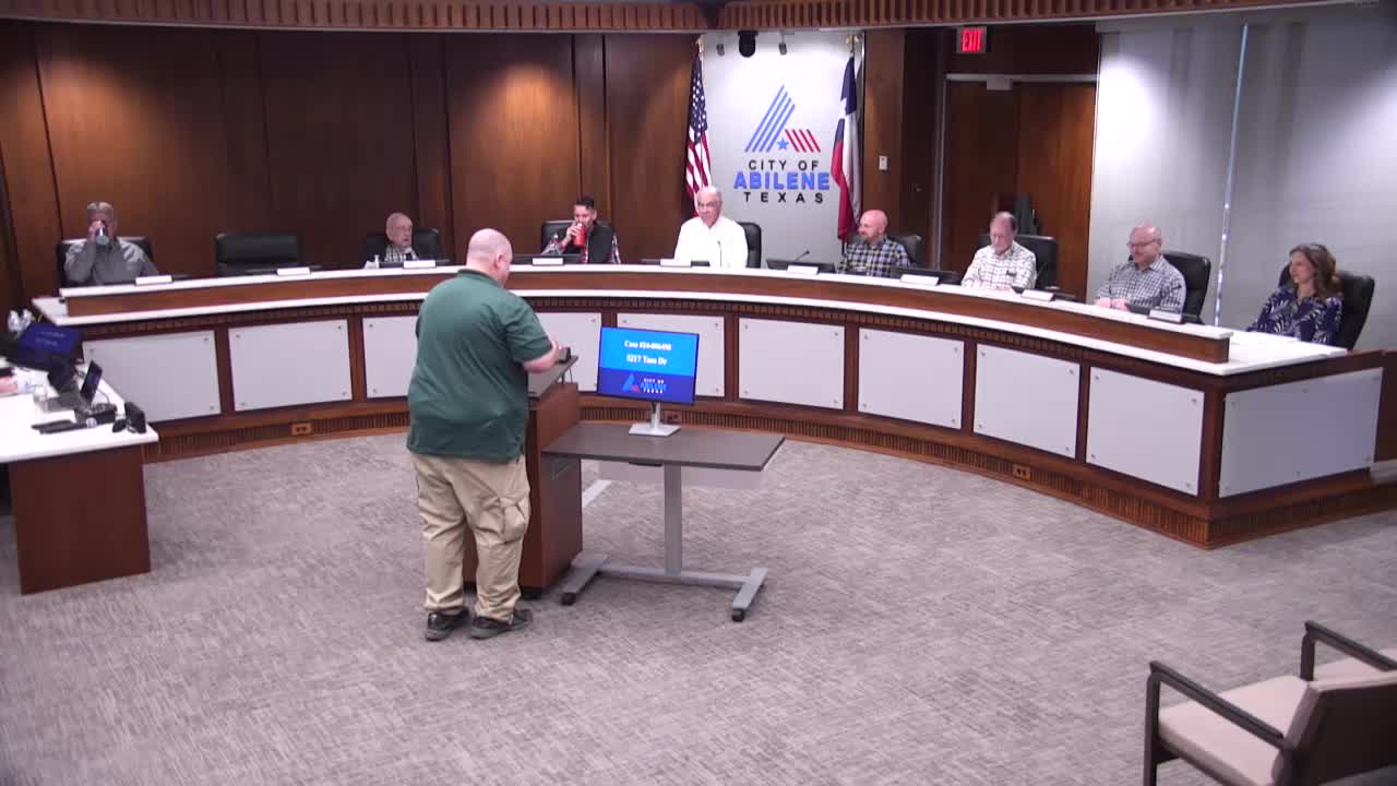 Abilene board orders demolition or repairs for five dilapidated properties