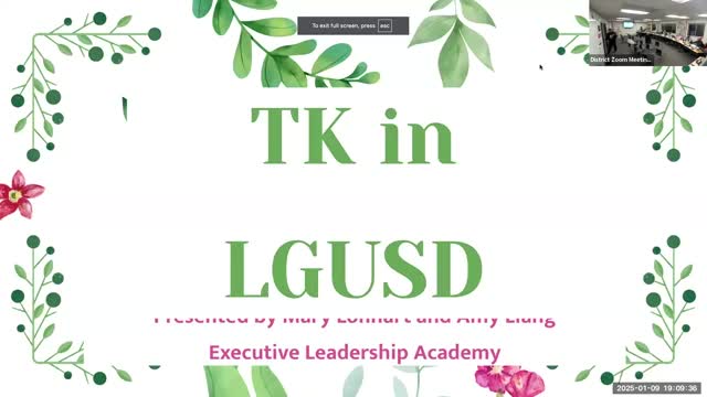 Los Gatos Union plans transitional kindergarten expansion for 2025–26; district to plan for both 1:10 and 1:12 ratios
