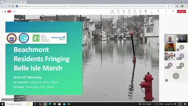 Revere launches neighborhood study to address flooding from Belle Isle Marsh