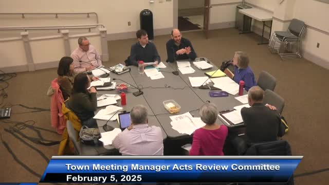 Danvers Town Meeting reviews bylaws on voting and town manager responsibilities