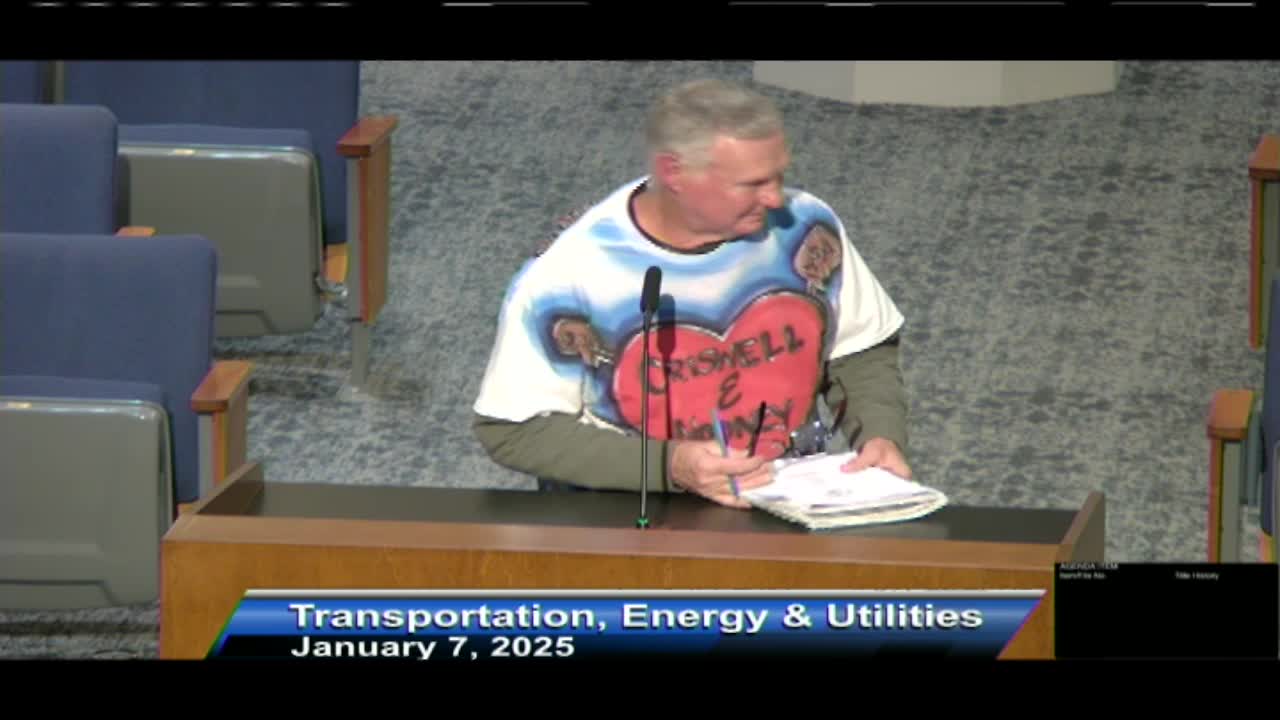 Transportation, Energy and Utilities Committee approves multiple bills, including JEA measure; several items amended