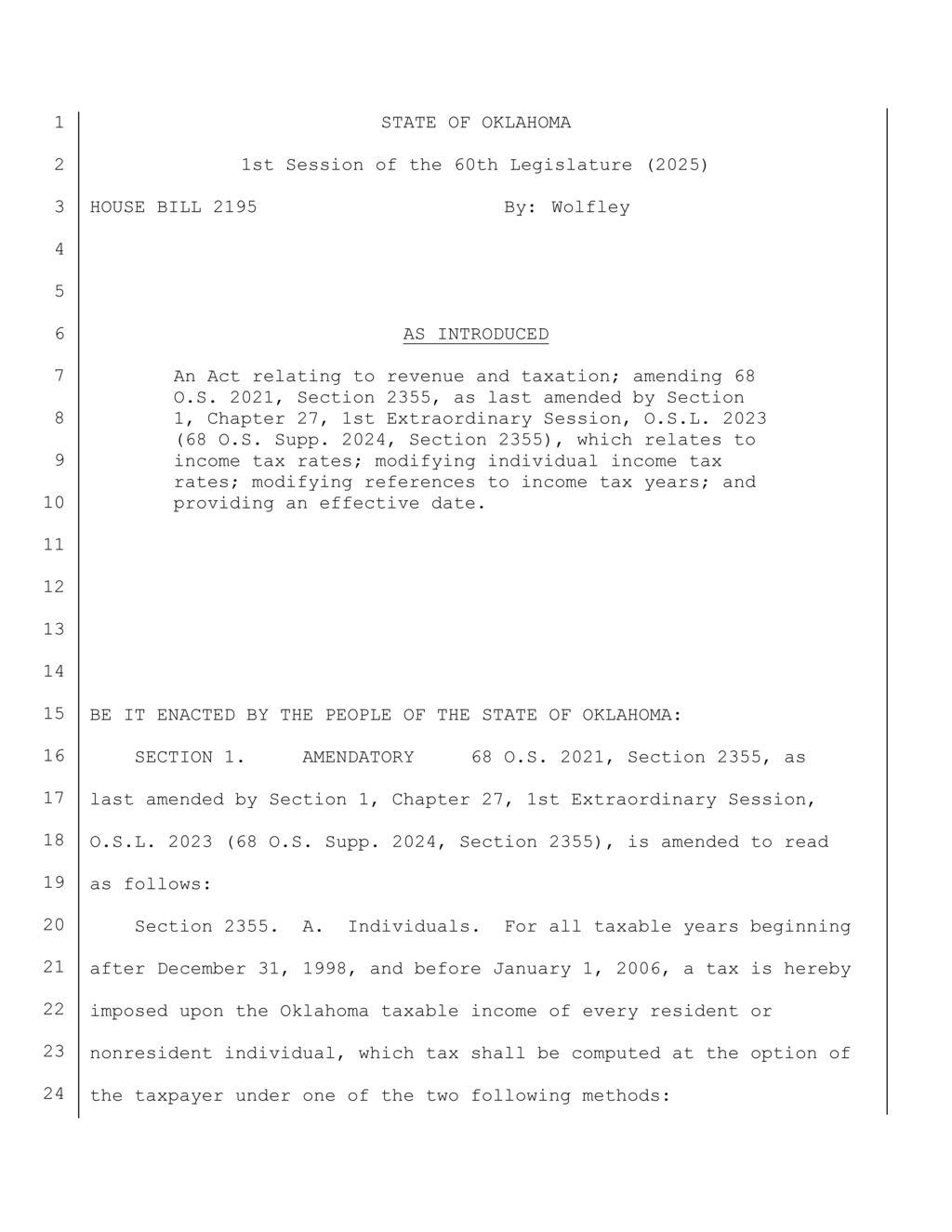Tax Code Update Introduces New Bracket Rates for Individuals and Couples