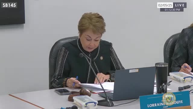 Committee defers bill banning night spearfishing and commercial sale of spearfish; Native gathering rights and reef conservation debated