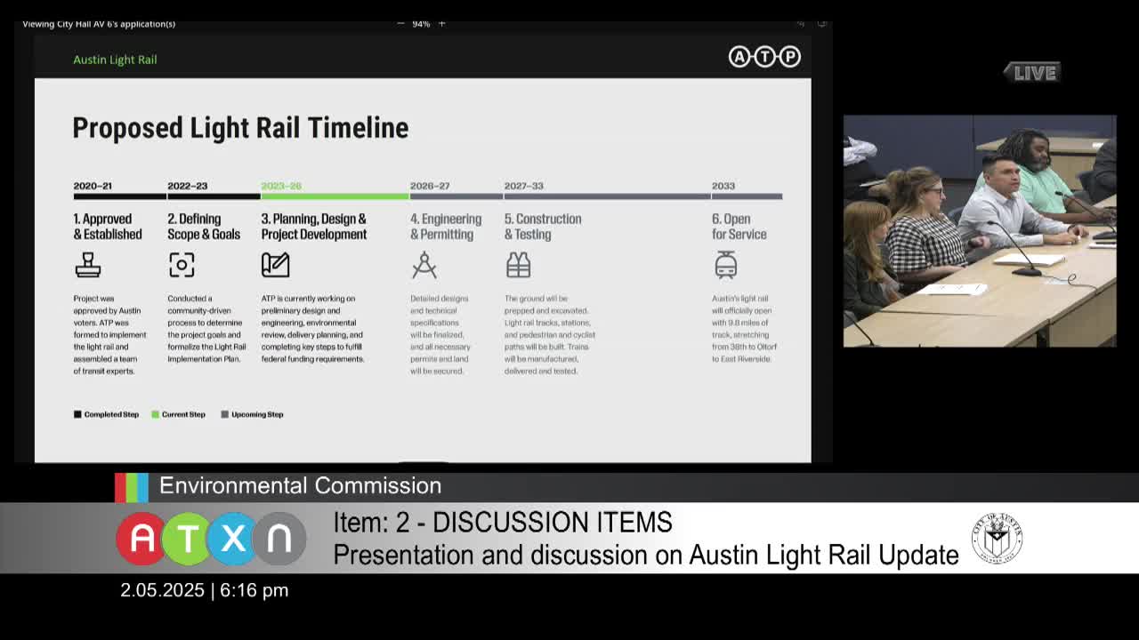 Austin partners with federal government to advance light rail project development