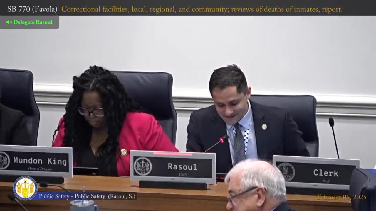 Senate Bill 770 mandates annual report on inmate deaths in Virginia jails