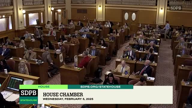 House votes on bill to authorize school chaplains in South Dakota