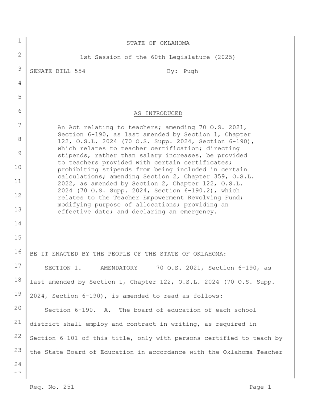 Oklahoma Board streamlines teacher certification process for out-of-state applicants