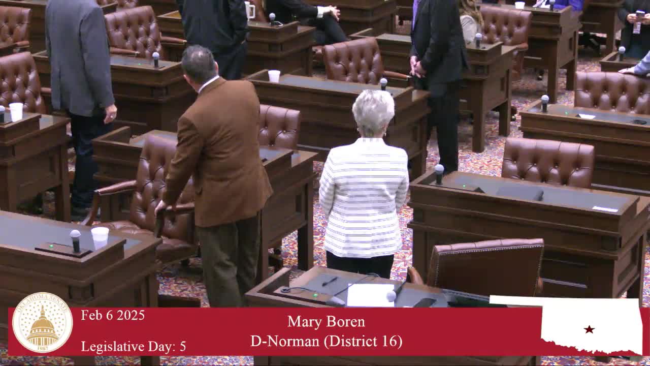 Senator announces Tax Commission appropriations briefing; Senate adjourns until Feb. 10