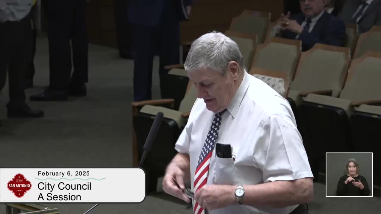 San Antonio council approves consent agenda including Ventana Apartments resolution and multiple trail and community projects