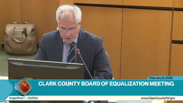 Eric Reiter challenges property valuation at Henderson assessment meeting