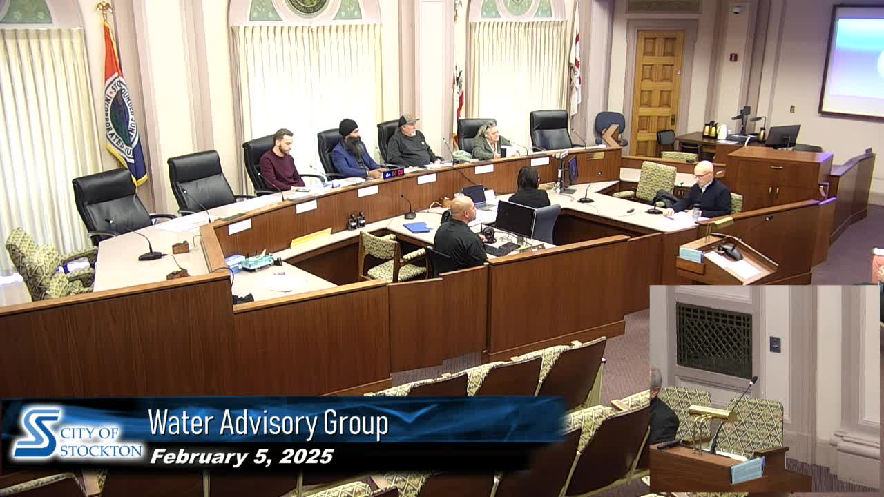 Stockton City Council forms new Water Advisory Group to guide utilities policy