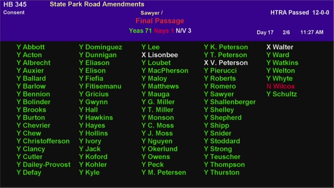 Utah House passes mineral operations study with unanimous support
