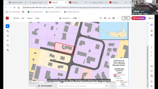 Board recommends RC‑2 to R‑5 map change for Rosemary Way parcel
