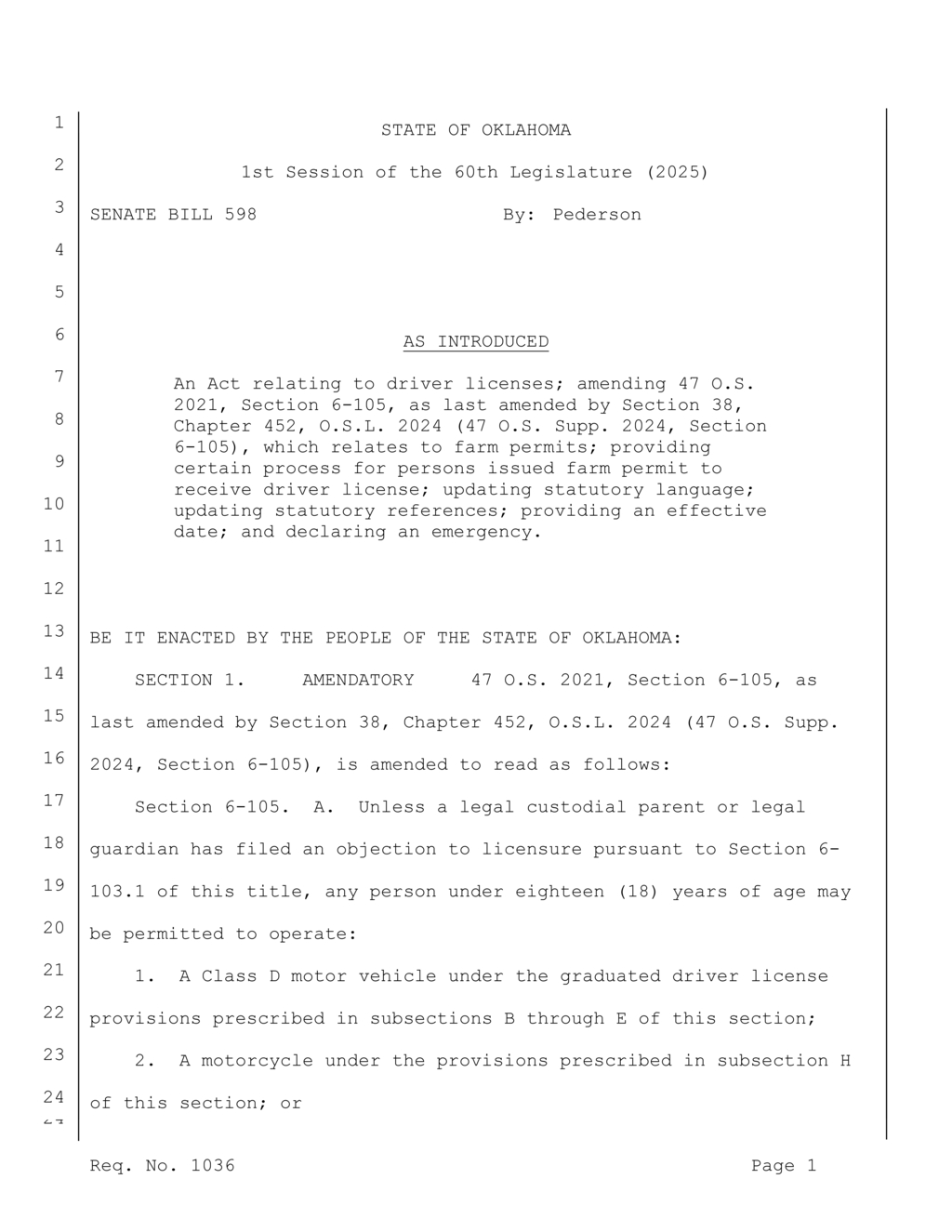 Oklahoma implements new driver education rules for learner permits