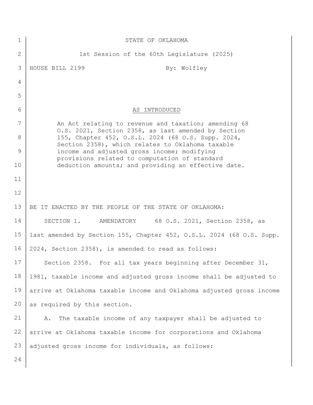 Oklahoma updates retirement tax exemptions for seniors based on income thresholds