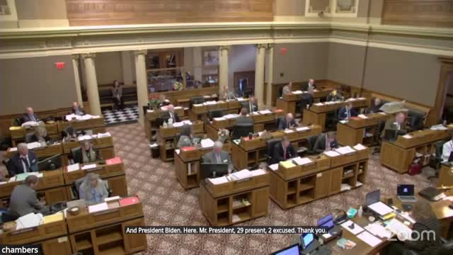 Bishop Stephen Bigler leads prayer for lawmakers and honors staff member's loss