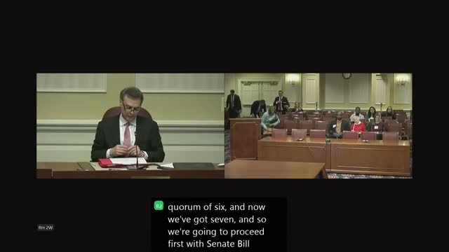 Russ Ware advocates for SB 237 to expand burial rights for Maryland veterans