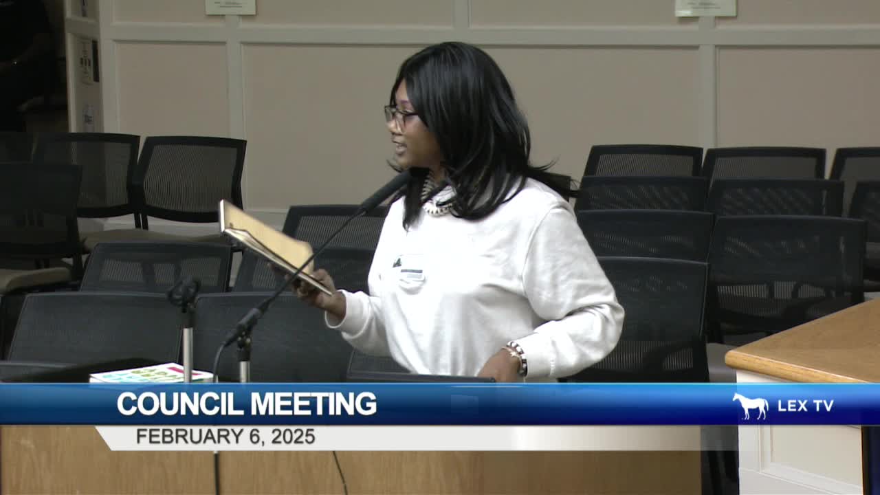 Rory Hefner advocates for racial justice at Lexington community meeting