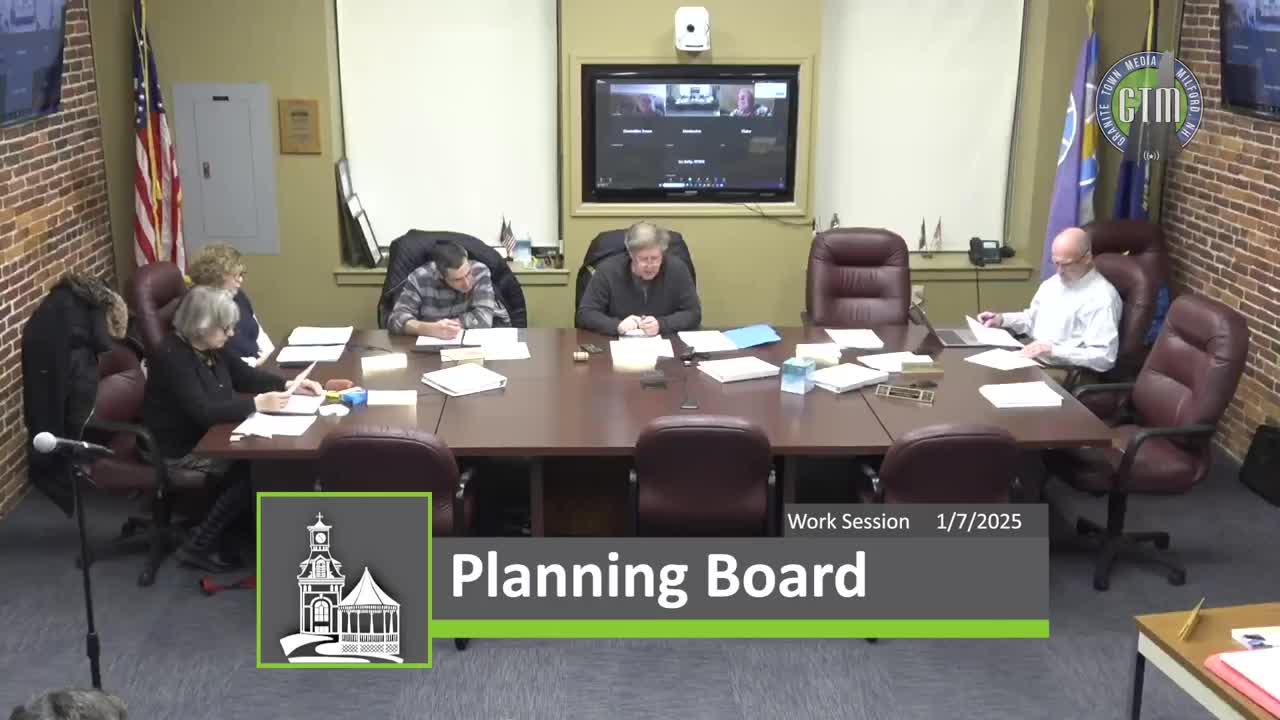Milford Planning Board opens first of two public hearings on zoning ordinance revisions