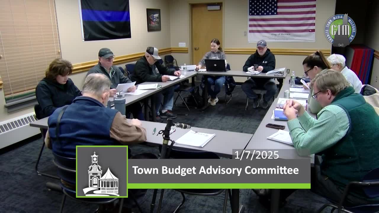 Milford budget advisory committee previews $19.3 million 2025 municipal budget; preliminarily backs warrant articles