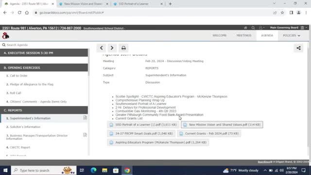 Southmoreland School District awarded Child Hunger Hero Award for summer meal program