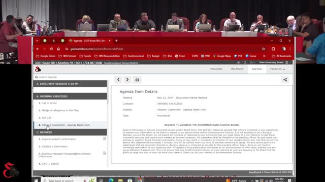 Southmoreland School Board approves $7000 special education settlement agreement