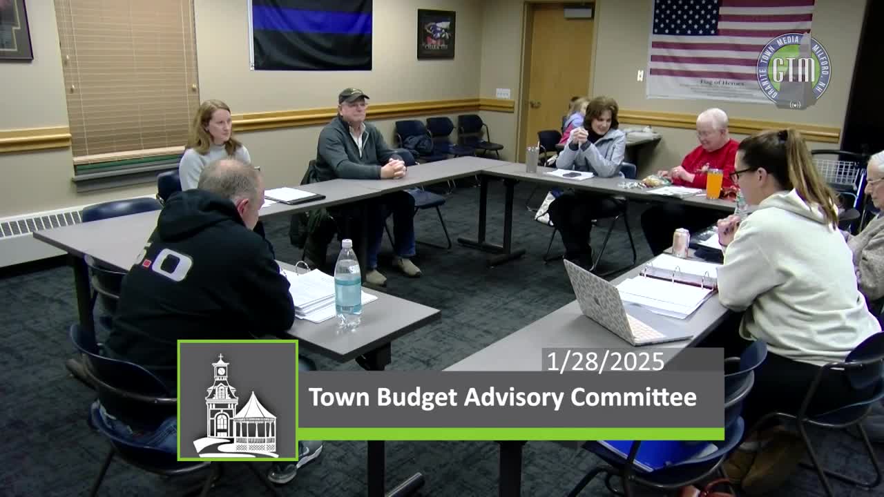 Town leaders discuss engineering plans with Nicole Crawford and team
