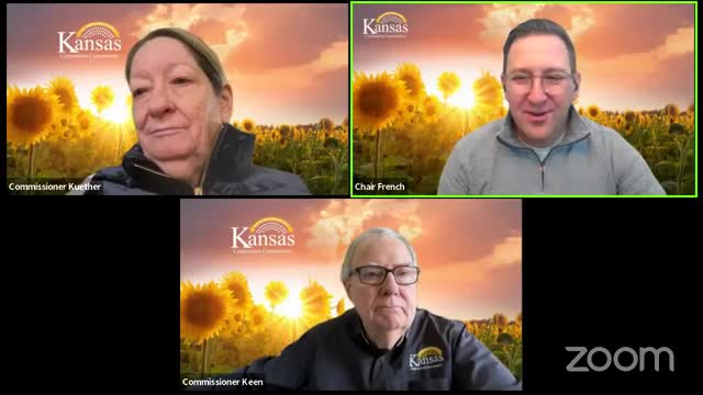 Kansas Corporation Commission approves consent agenda and two notice items