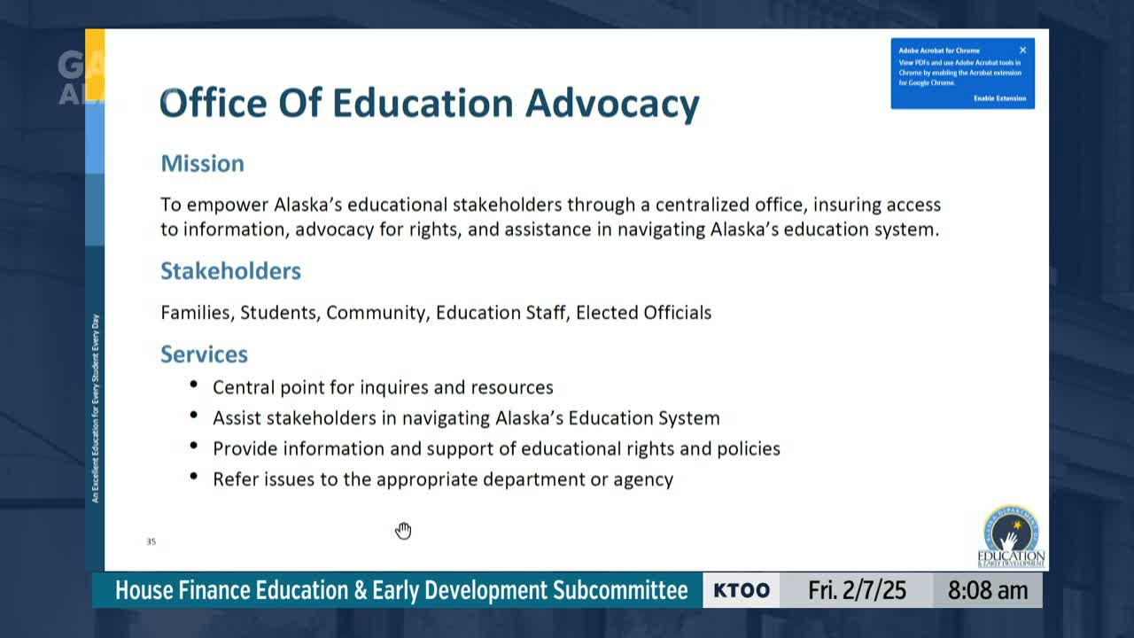 DEED restructures to create Office of Education Advocacy; officials say reorganization uses existing staff, not new funds