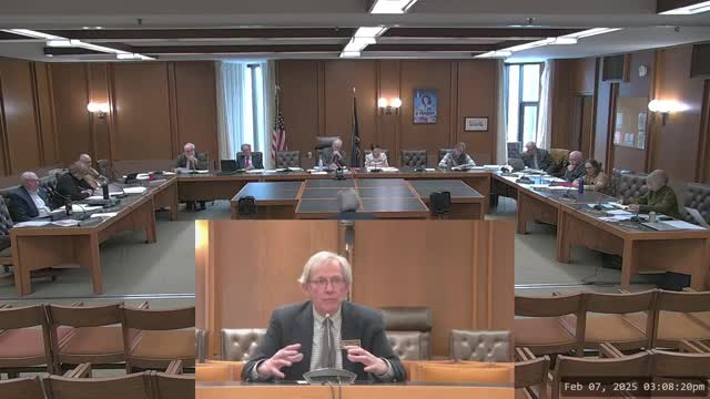 Bill to form joint study committee on alternatives to property‑tax financing for schools wins cautious interest