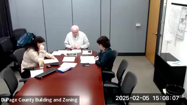 Chair recommends approval of conditional use to reduce shed setback; order sent to county development committee