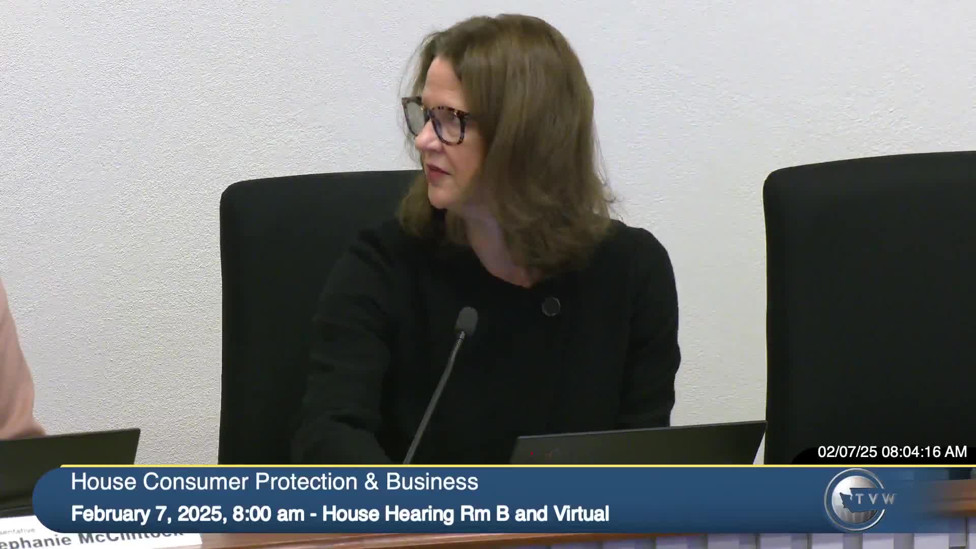 Committee reviews House Bill 1505, a technical update to the state insurance code including hearing-aid coverage and public-records changes