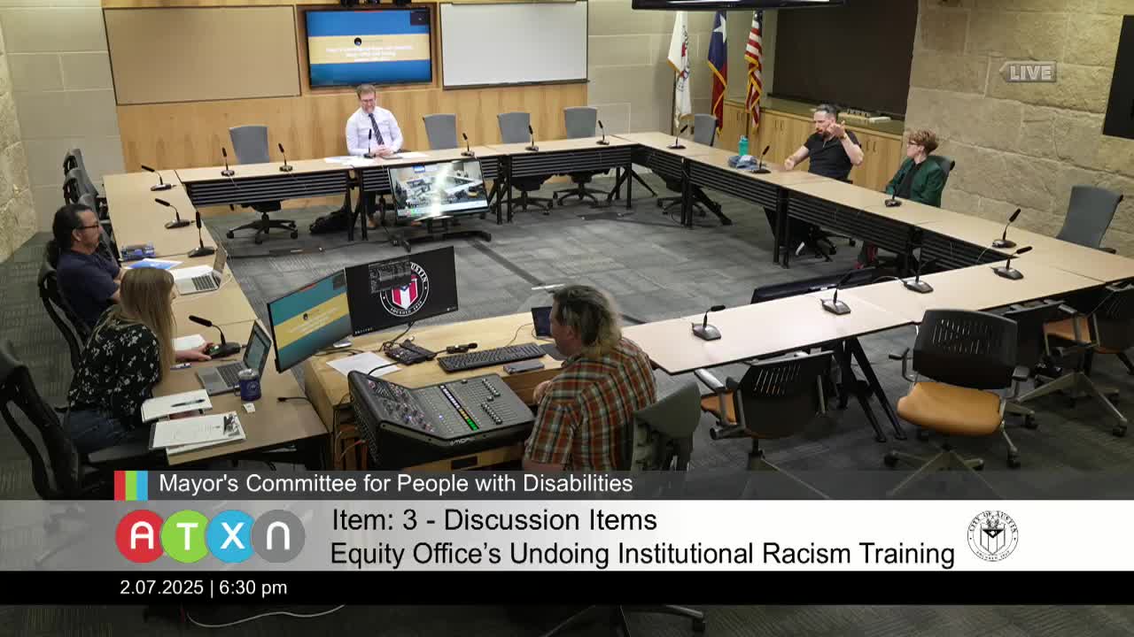 Equity Office outlines Undoing Racism workshops, accessibility steps and plans to expand interpretation