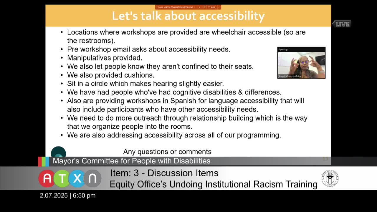 Lime presents micromobility accessibility tools; commissioners raise concerns about sidewalk clutter and water‑damaged scooters