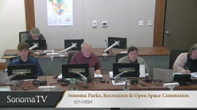 Commission hears updates on signage, irrigation survey, Measure M funds and parks department planning