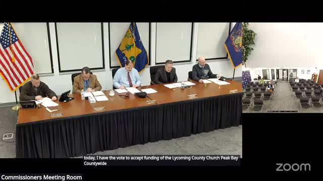 Lycoming County commissioners approve multiple contracts, grants and purchases; ratify major construction contract